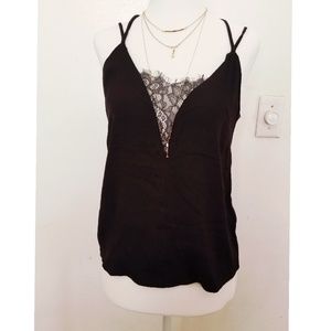 H&M Black Lace Camisole